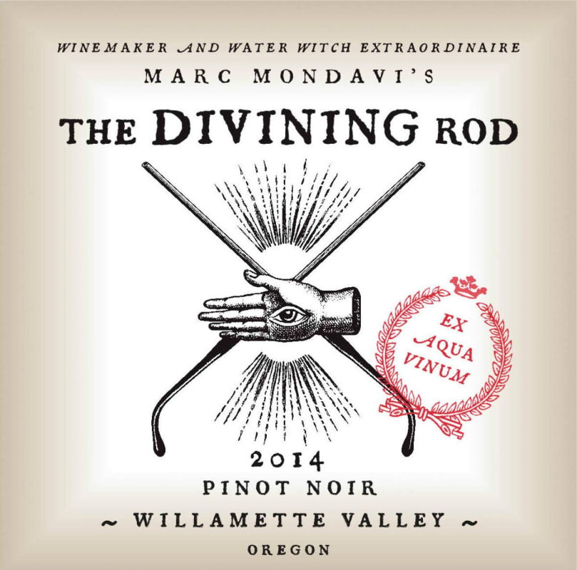 Divining Rod Pinot Noir 2014 Front Label