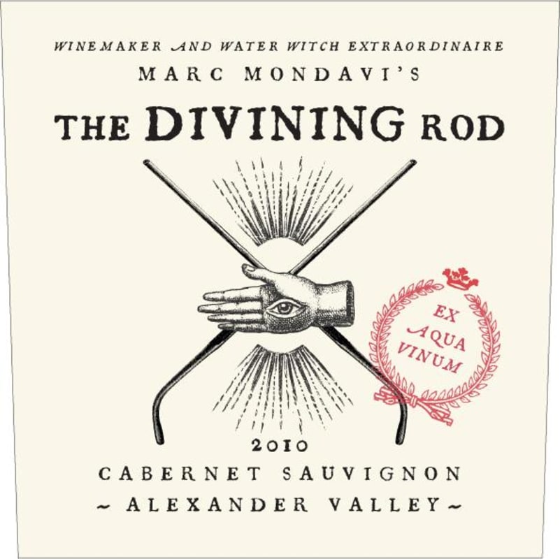 Divining Rod Alexander Valley Cabernet Sauvignon 2010 Front Label