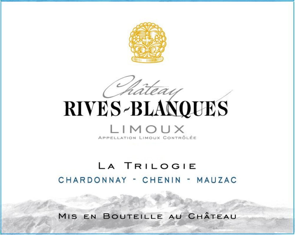Chateau Rives Blanques Limoux La Trilogie 2012 Front Label