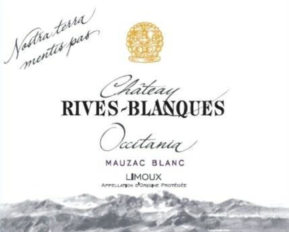 Chateau Rives Blanques Limoux Occitania Mauzac Cuvee 2015 Front Label