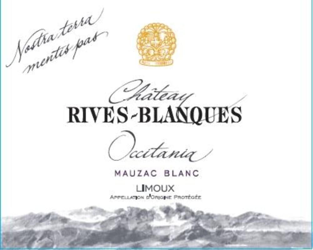 Chateau Rives Blanques Limoux Occitania Mauzac Cuvee 2011 Front Label