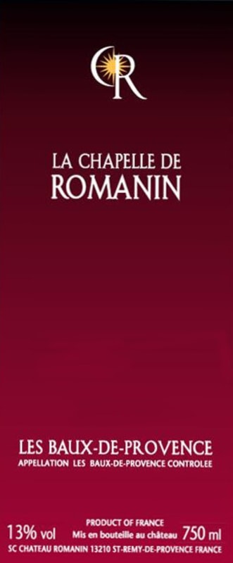Chateau Romanin Les Baux-de-Provence Rouge 2009 Front Label