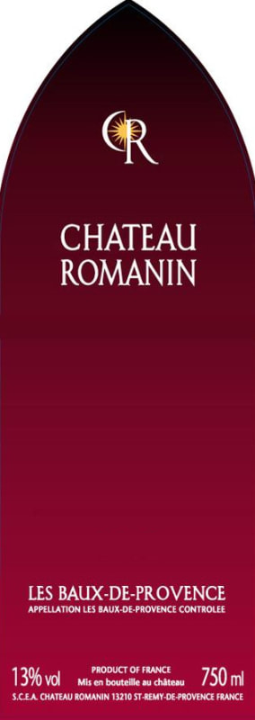 Chateau Romanin Les Baux-de-Provence 2014 Front Label