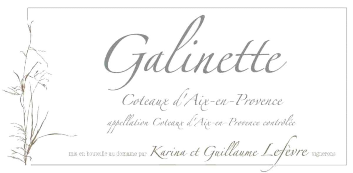 Chateau Sulauze Coteaux d'Aix-en-Provence Galinette Blanc 2013 Front Label