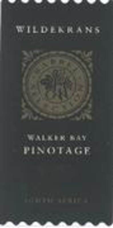 Wildekrans Pinotage Walker Bay Barrel Select 1999 Front Label