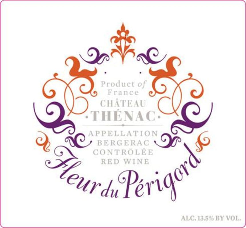 Chateau Thenac Fleur du Perigord 2010 Front Label