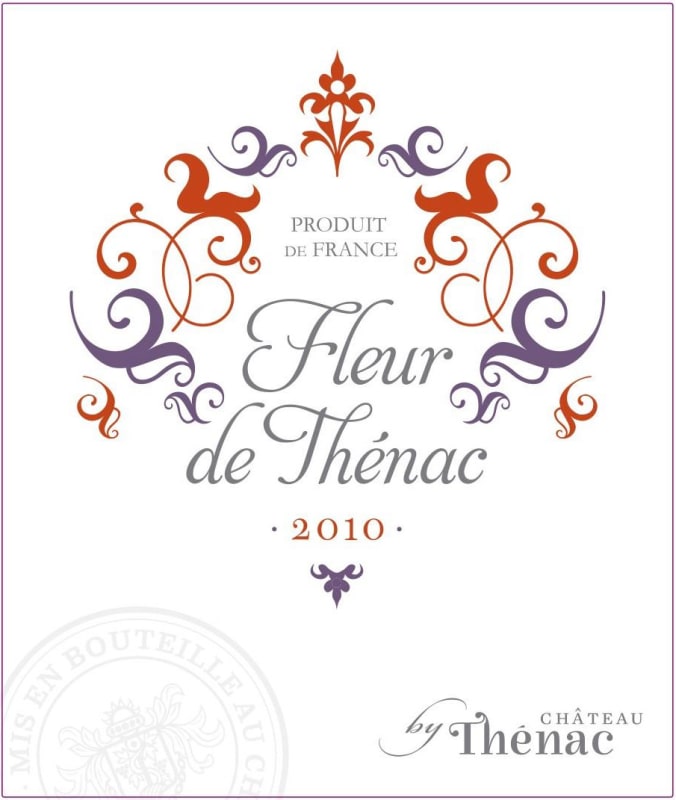 Chateau Thenac Fleur de Thenac 2010 Front Label