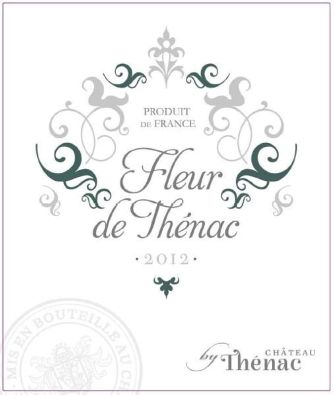 Chateau Thenac Bergerac Fleur de Thenac Blanc 2012 Front Label