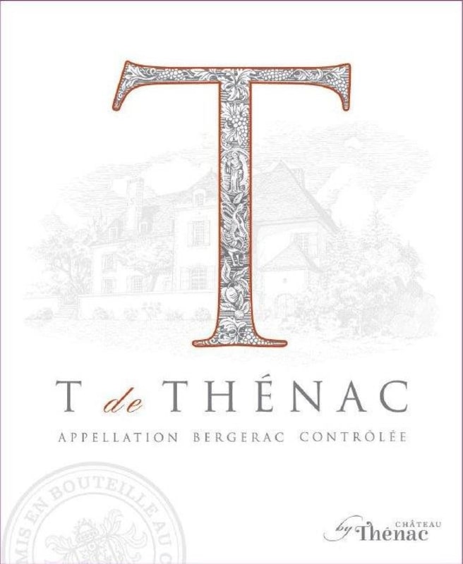 Chateau Thenac T de Thenac 2012 Front Label
