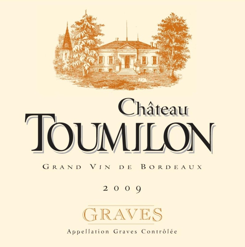 Chateau Toumilon Graves 2009 Front Label