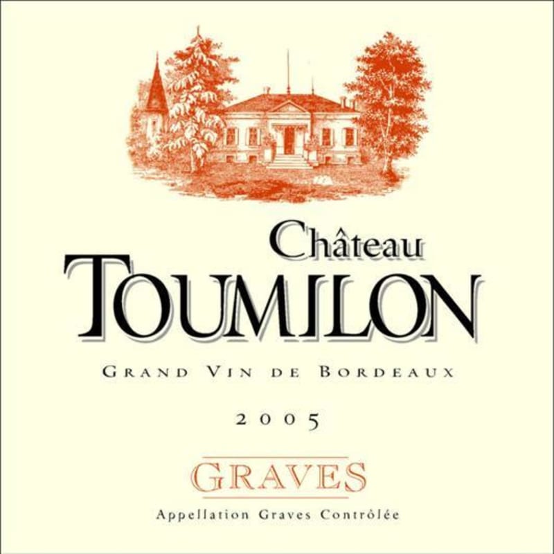 Chateau Toumilon Graves 2005 Front Label