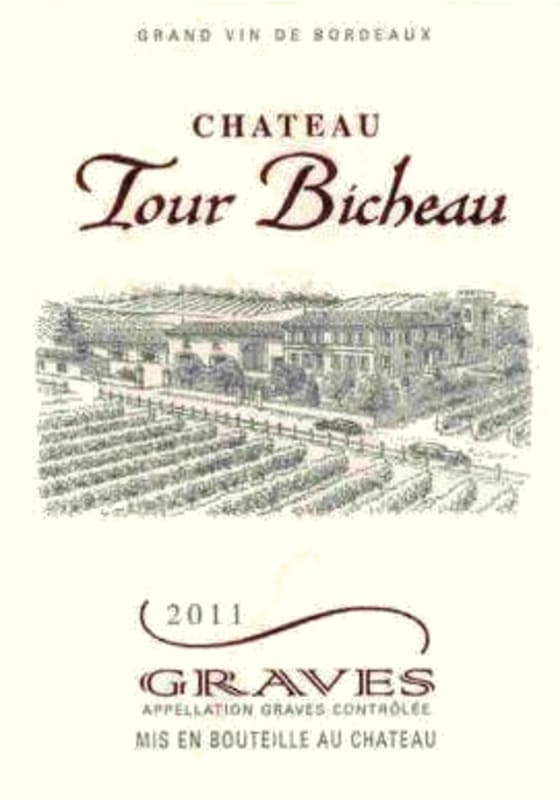Chateau Tour Bicheau Graves 2011 Front Label
