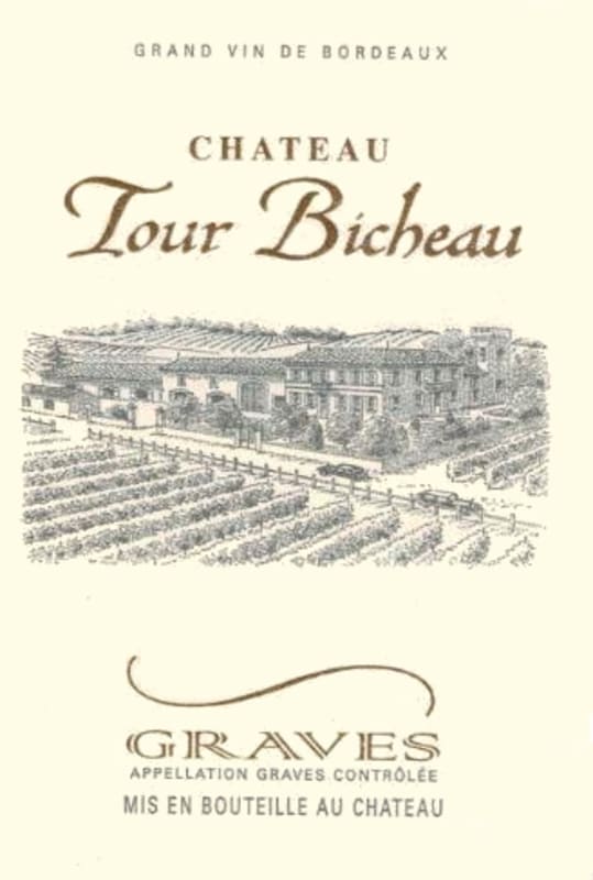 Chateau Tour Bicheau Graves Blanc 2014 Front Label