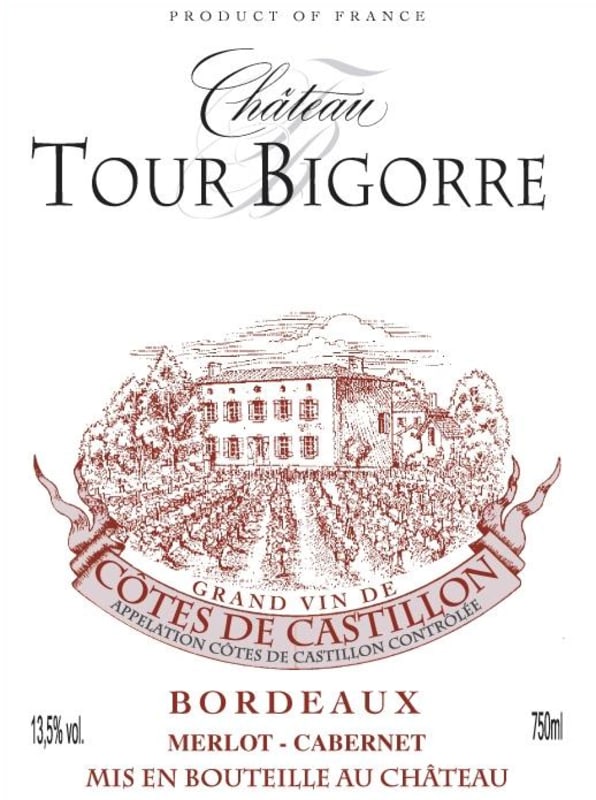 Chateau Tour de Bigorre 2008 Front Label