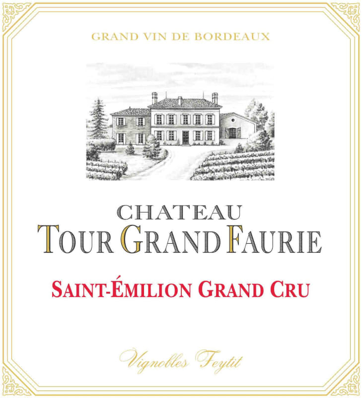 Chateau Tour Grand Faurie Saint-Emilion 2015 Front Label
