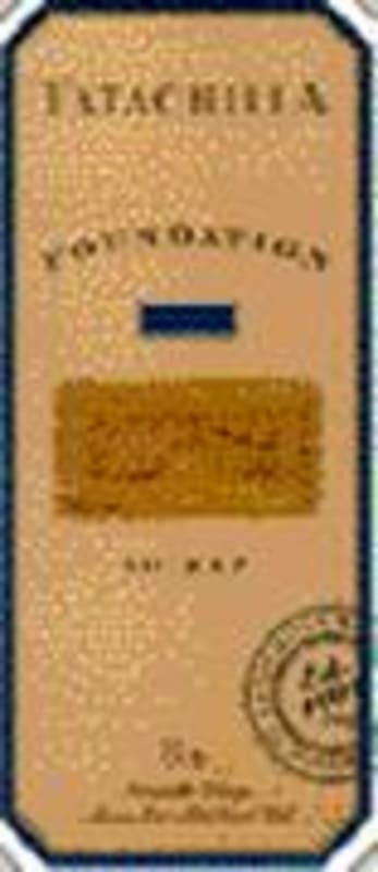 Tatachilla Foundation Shiraz 1996 Front Label