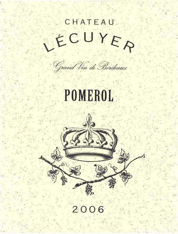 Chateau Lecuyer 2006 Front Label
