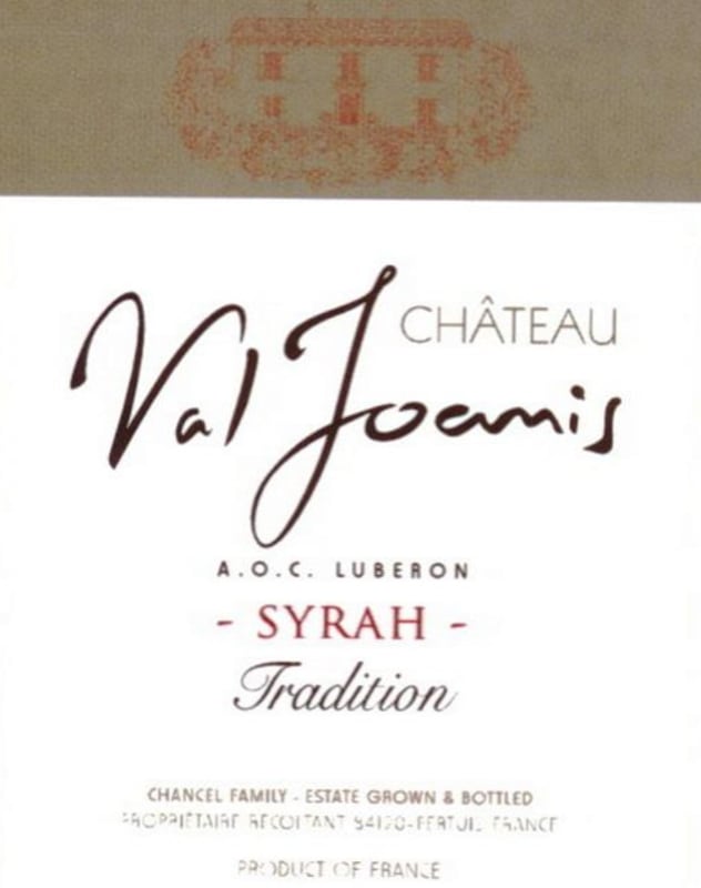 Chateau Val Joanis Luberon Tradition Rouge 2008 Front Label