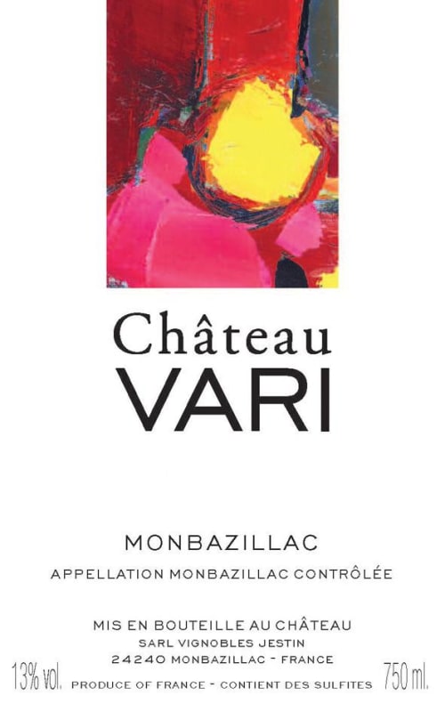 Chateau Vari Monbazillac 2009 Front Label