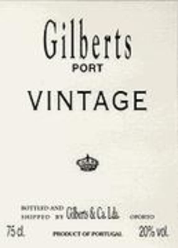 Gilberts Vintage Porto 1985 Front Label