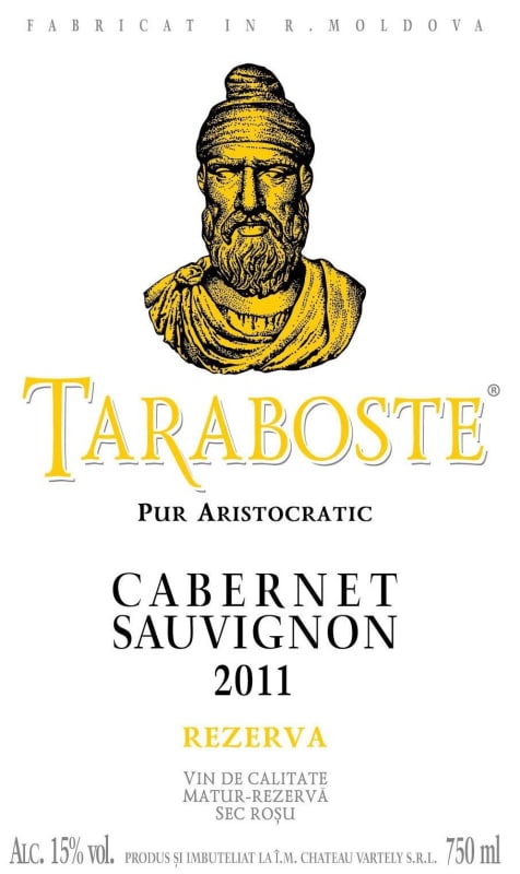 Chateau Vartely Taraboste Cabernet Sauvignon Reserva 2011 Front Label