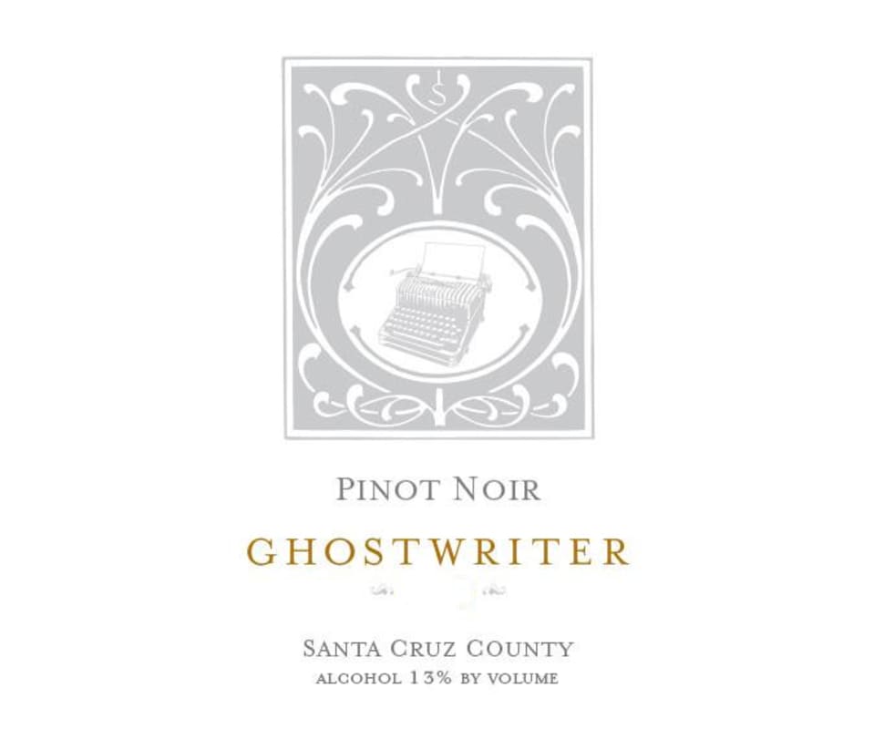 Ghostwriter Pinot Noir 2014 Front Label