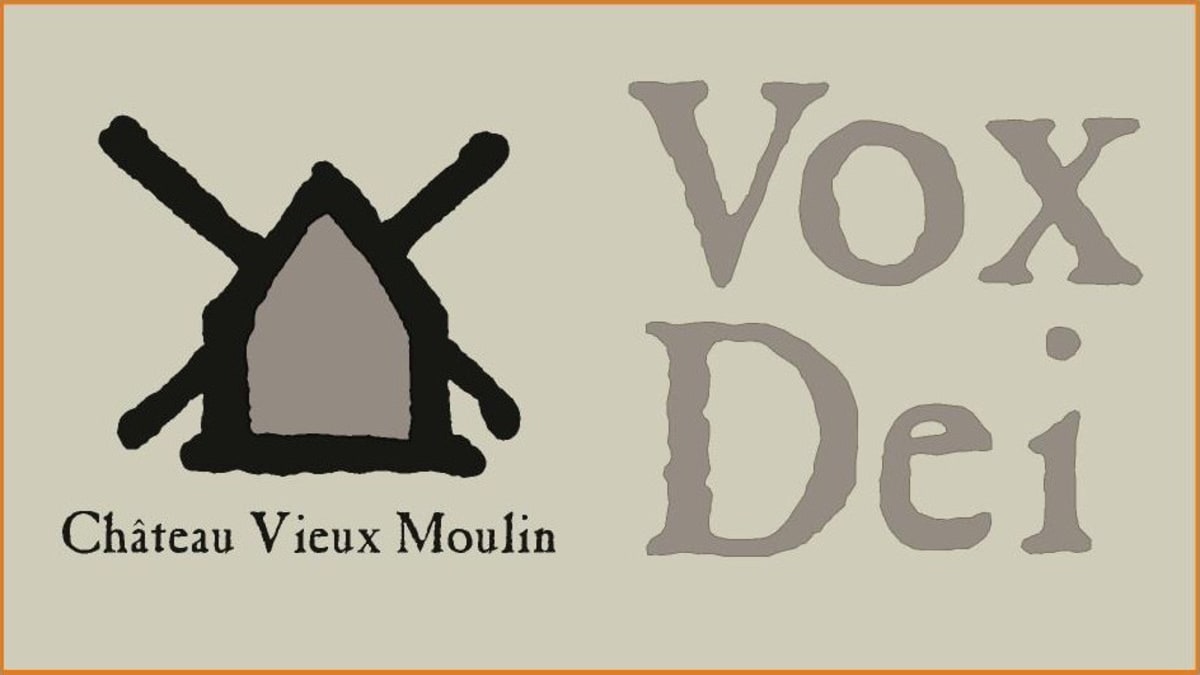 Chateau Vieux Moulin Corbieres Vox Dei 2013 Front Label