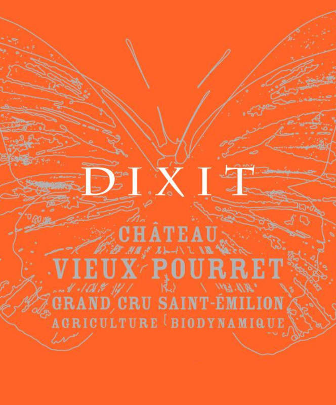 Chateau Vieux Pourret Saint-Emilion Dixit Grand Cru 2010 Front Label