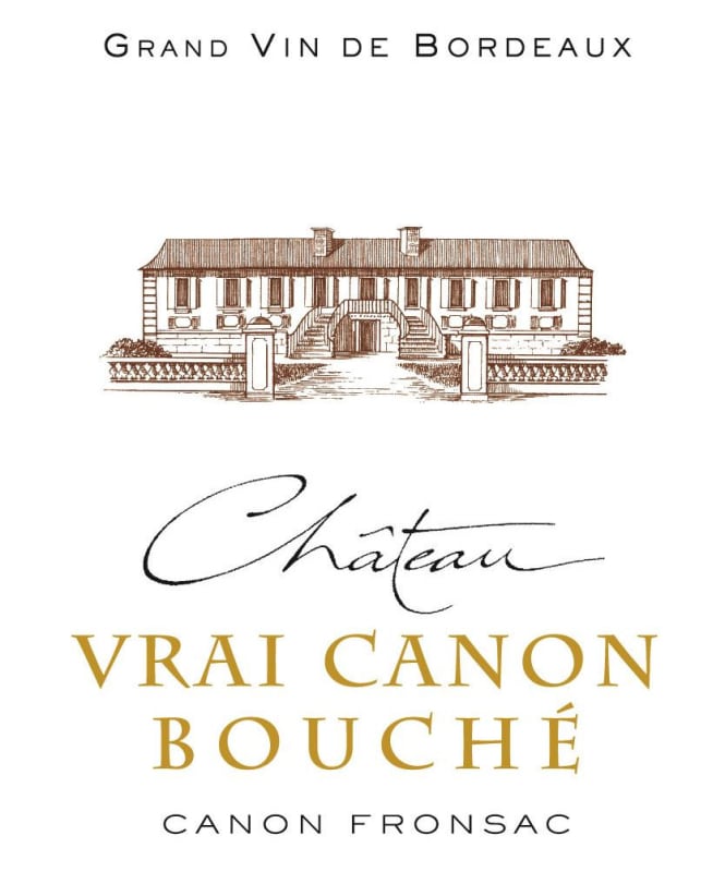 Chateau Vrai Canon Bouche Canon Fronsac 2015 Front Label