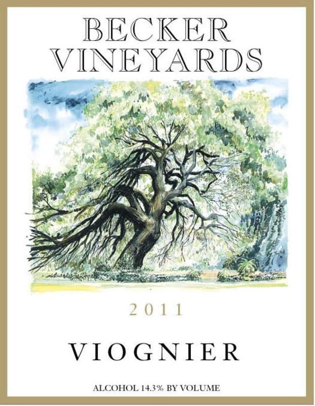 Becker Vineyards Viognier 2011 Front Label