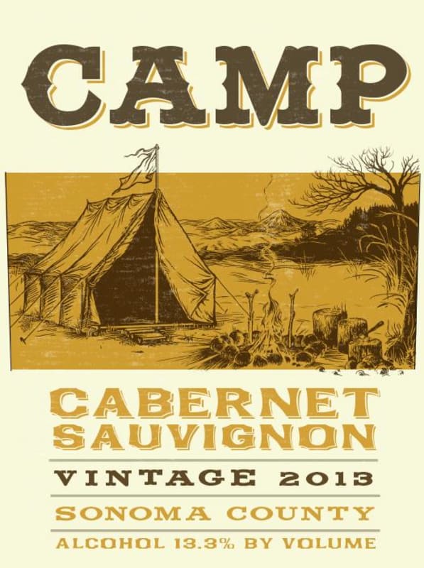 Camp Cabernet Sauvignon 2013 Front Label
