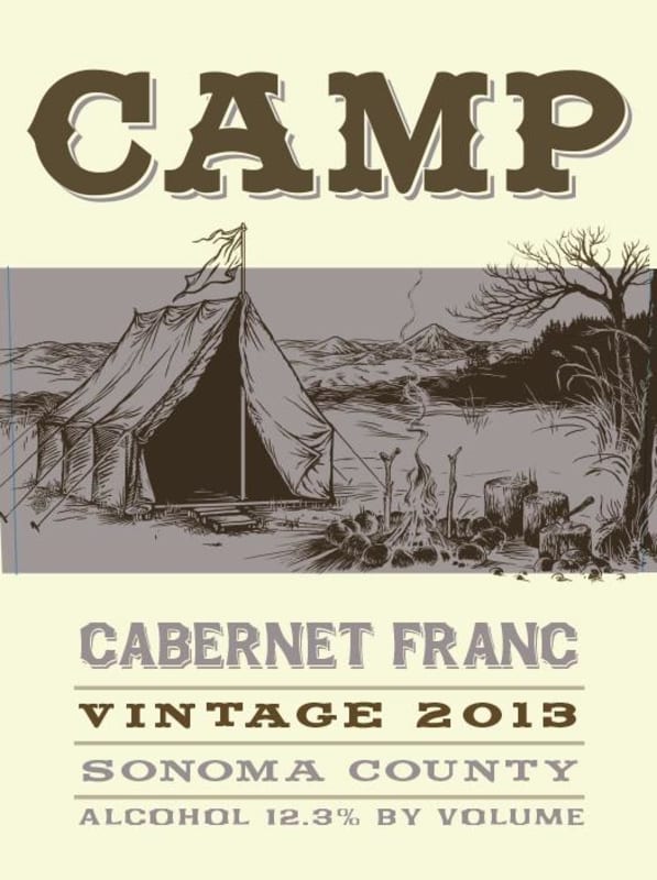 Camp Cabernet Franc 2013 Front Label