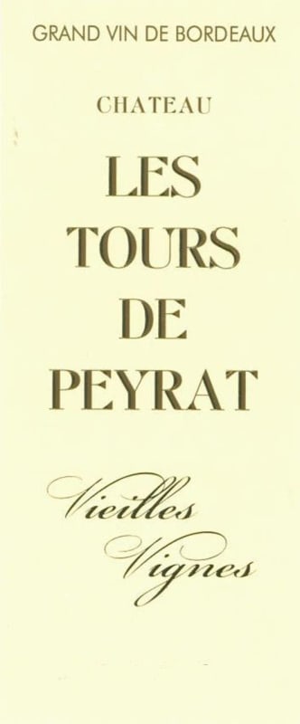 Chateaux Solidaires Chateau Les Tours de Peyrat Vieilles Vignes 2009 Front Label