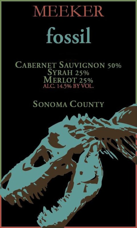 Meeker Fossil Blend 2011 Front Label