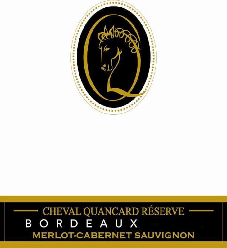 Cheval Quancard Reserve Merlot-Cabernet Sauvignon 2012 Front Label