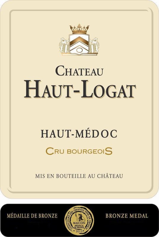 Cheval Quancard Chateau Haut-Logat 2014 Front Label