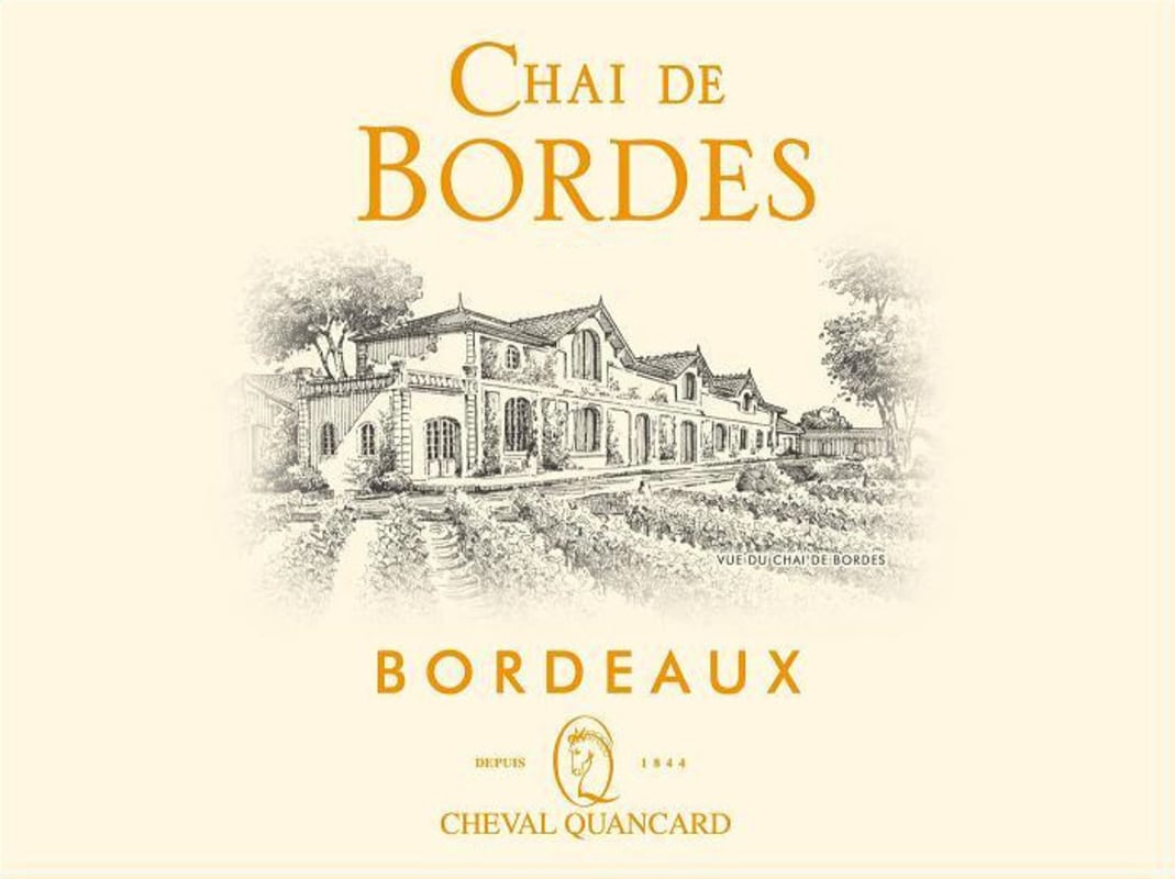 Cheval Quancard Chai de Bordes Rouge 2010 Front Label