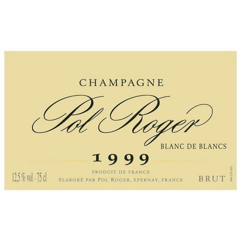 Pol Roger Blanc de Blancs 1999 Front Label