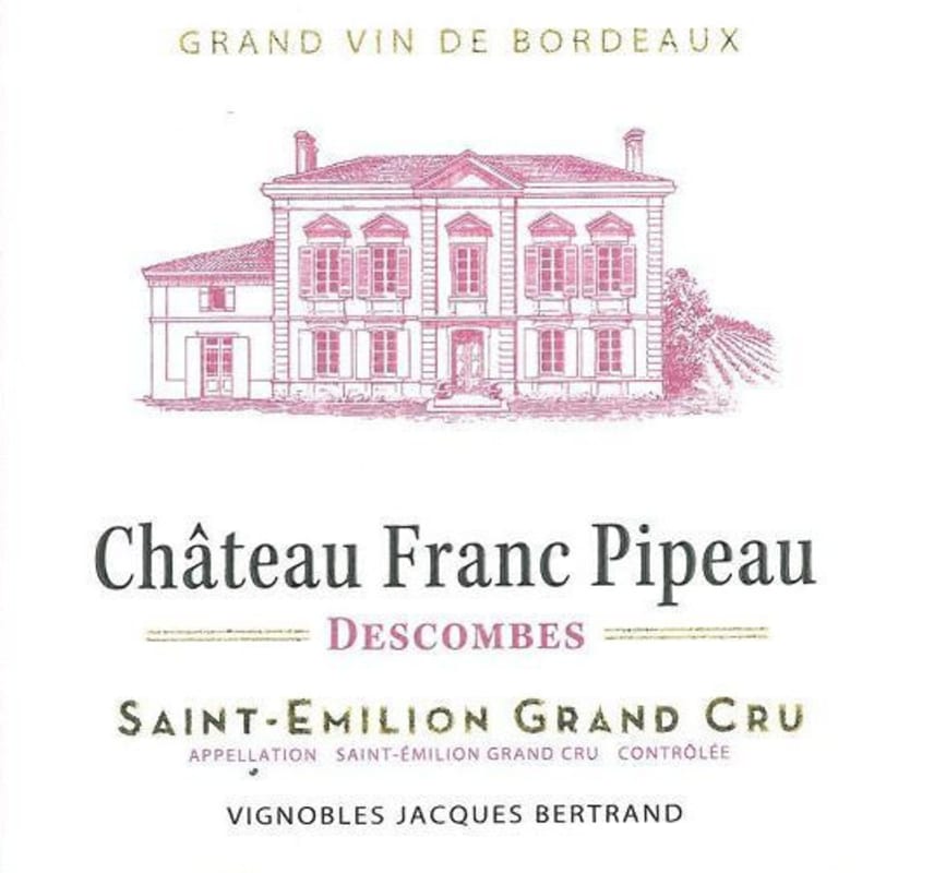Cheval Quancard Chateau Franc Pipeau Descombes 2012 Front Label