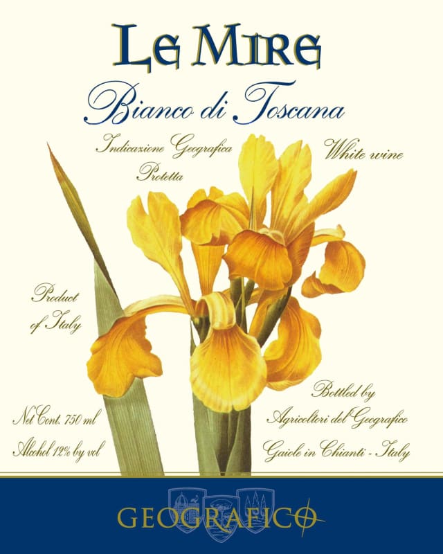 Chianti Geografico Toscana Le Mire Bianco 2014 Front Label