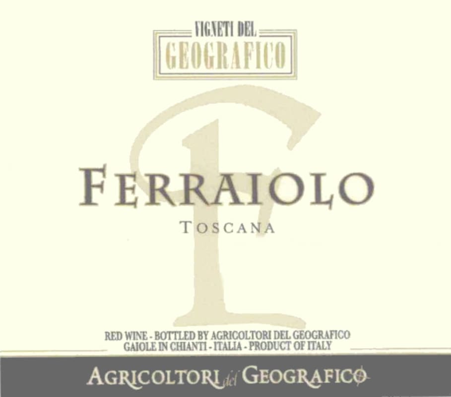 Chianti Geografico Toscana Ferraiolo 2006 Front Label