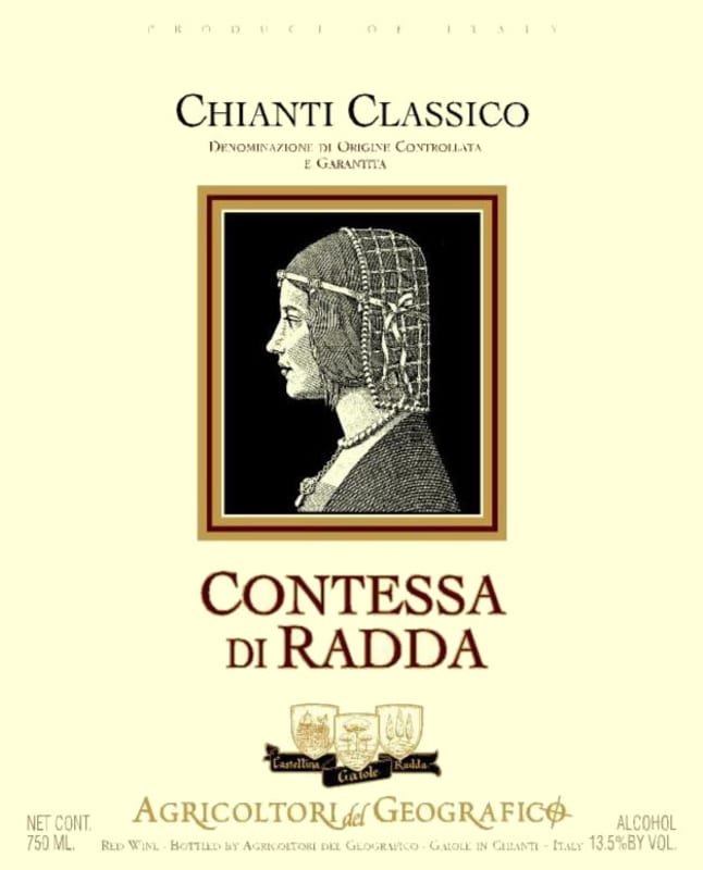Chianti Geografico Chianti Classico Contessa di Radda 2006 Front Label