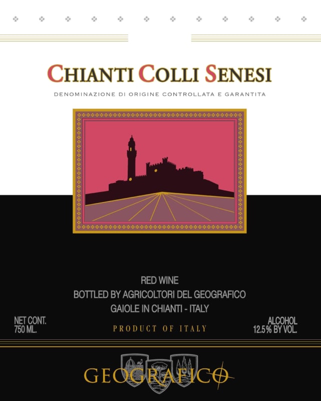 Chianti Geografico Chianti Colli Senesi 2013 Front Label