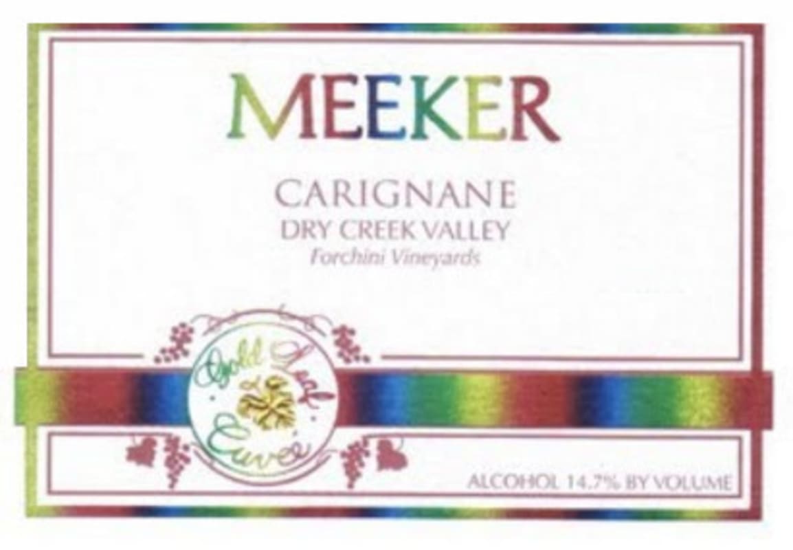 Meeker Carignane 2007 Front Label