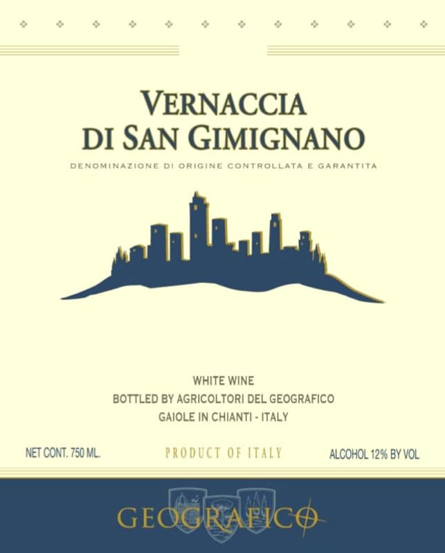 Chianti Geografico Vernaccia di San Gimignano 2013 Front Label