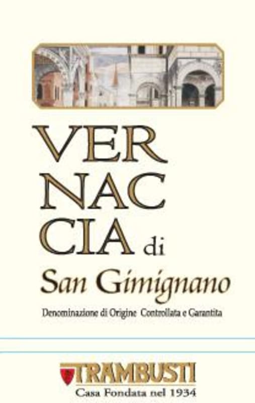 Chianti Trambusti Vernaccia di San Gimignano 2014 Front Label