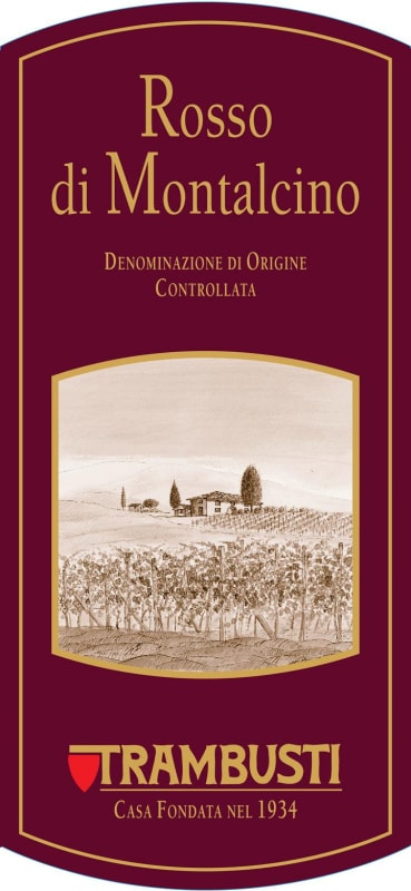 Chianti Trambusti Rosso di Montalcino 2013 Front Label
