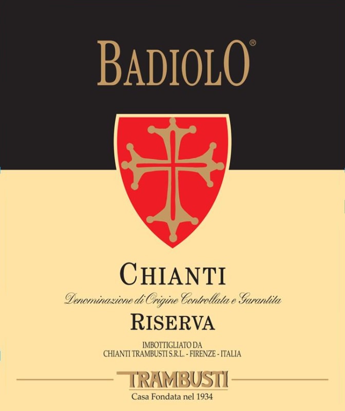 Chianti Trambusti Chianti Badiolo Riserva 2011 Front Label