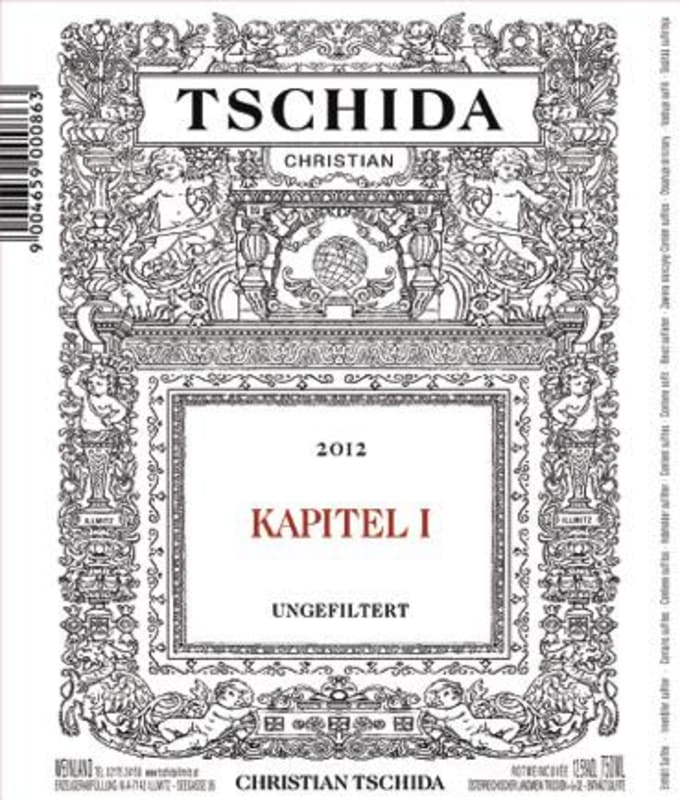 Christian Tschida Kapitel I 2012 Front Label