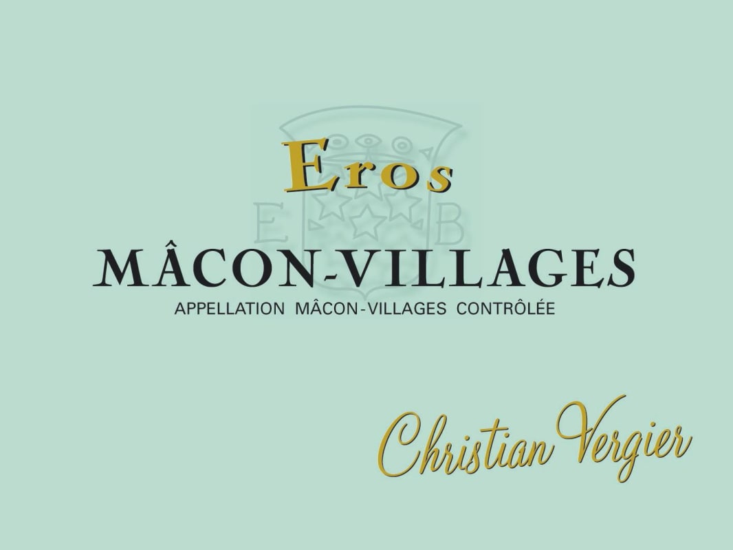 Christian Vergier Macon-Villages Eros 2013 Front Label